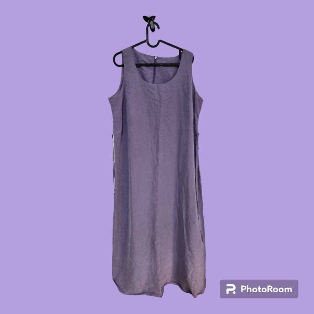 VINTAGE THYME lilac maternity dress